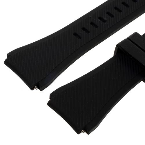 Bracelet en silicone Sport pour Samsung Gear S3 Classic Frontier Noir