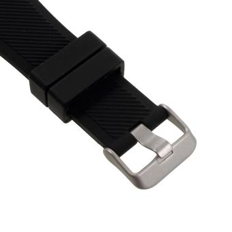 Bracelet en silicone Sport pour Samsung Gear S3 Classic Frontier Noir