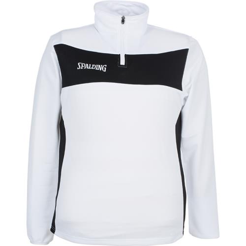 Spalding - Sweat 1/4 zip Spalding Evolution II - M - blanc/noir