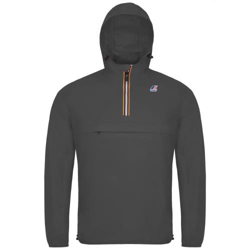 K-Way - Veste LE VRAI 3.0 LEON pour homme et femme, tissu imperméable, tissu respirant - XS - Gris