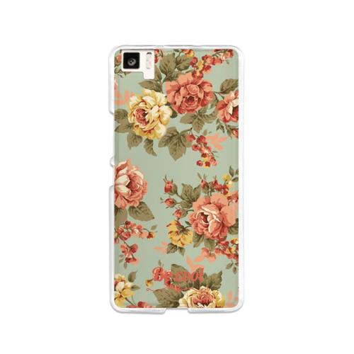 Coque étui Housse Gel Tpu pour bq Aquaris M5 Flowers Collection Vintage Green - BeCool®