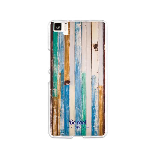 Coque étui Housse Gel Tpu pour bq Aquaris M5 Seaside Wood - BeCool®