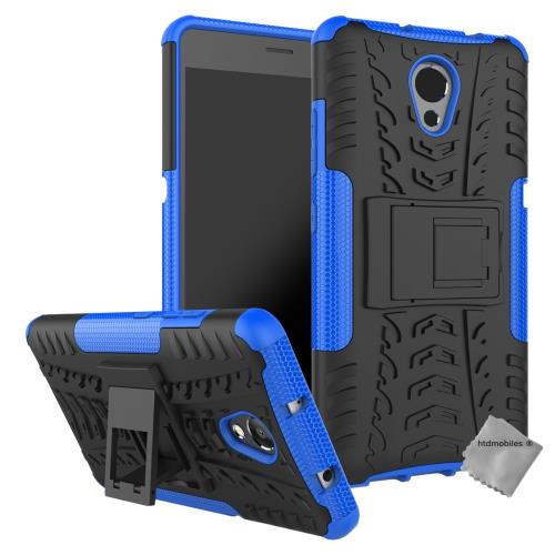 Housse etui coque rigide anti choc pour Lenovo P2 avec verre trempe - BLEU