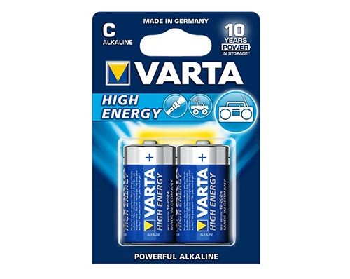 Varta - blister 2 piles lr14/c high energy (alcaline, 1.5v)