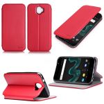 Étui Portefeuille Pour Wiko WIM Lite - Style Flip - Similicuir Noir - 3 Fentes Cartes - Livraison Rapide D'Allemagne