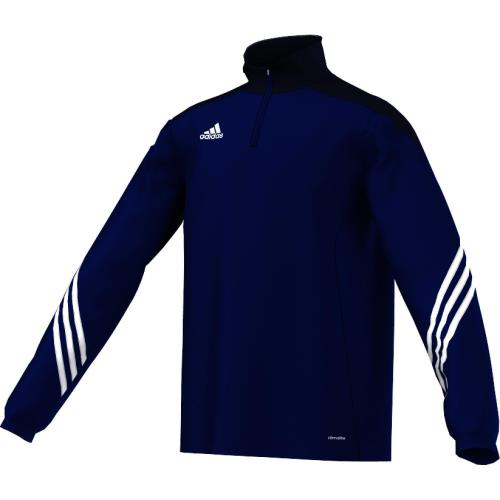 Adidas - Training Top junior adidas Sereno14 - 6 ans - gris clair/bleu marine/blanc