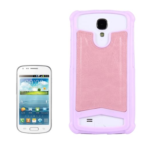 Universelle Smartphone 4 - 4.2 Pouces Housse Etui Cuir PU Rose Texture Peau ALS46039