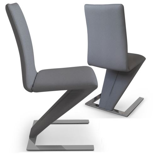 Lot de 2 chaises Flash Gris