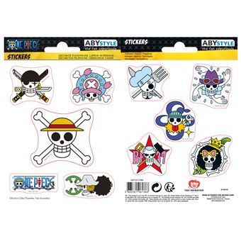 ABYstyle - ONE PIECE - Stickers - 16x11cm/ 2 planches - Skulls