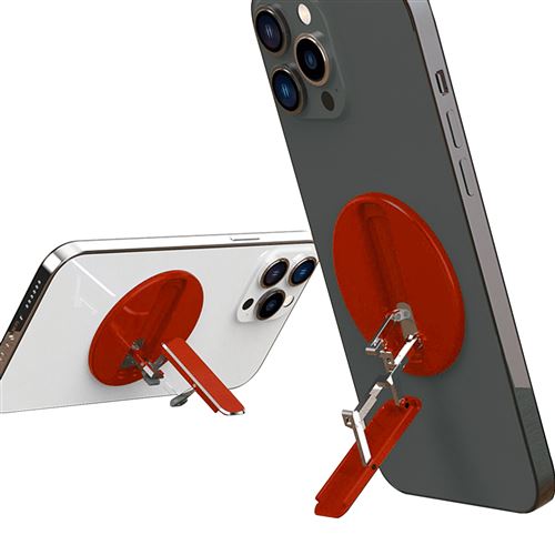 1€60 sur Support Telephone Magnétique pour Magsafe Frusde Rotatif Pliable  Uniquement pour iPhone 12/13 série - Rouge - Support pour téléphone mobile  - Achat & prix