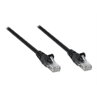 Intellinet Network Patch Cable, Cat6, 1.5m, Black, Copper, S/FTP, LSOH / LSZH, PVC, RJ45, Gold Plated Contacts, Snagless, Booted, Lifetime Warranty, Polybag - Cordon de raccordement - RJ-45 (M) pour RJ-45 (M) - 1.5 m - SFTP - CAT 6 - démarré, sans croch - 1