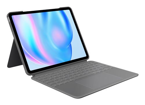 Étui clavier Logitech Combo Touch avec clavier espagnol, gris Oxford, pour iPad Air 13" (M2, M3, M4) - Image 4