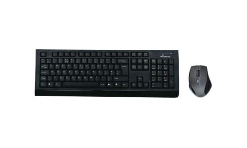 MediaRange MROS104 - Ensemble clavier et souris - sans fil - QWERTY - R.-U. - gris, noir