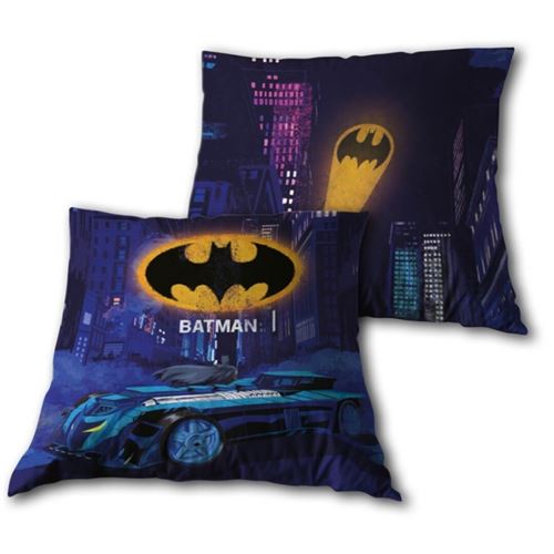 Non Communiqué Multicolors Aymax Coussin Batman - Logo Batman - Gotham City 40X40 Cm