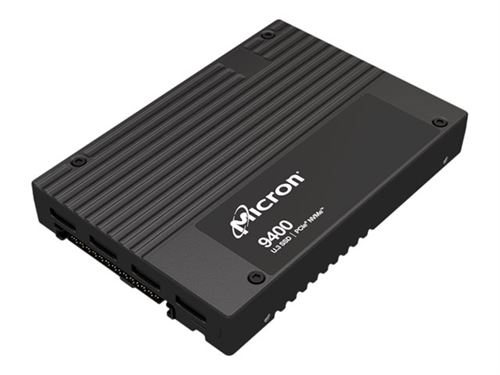 Micron 9400 PRO - SSD - Enterprise - 15360 Go - interne - 2.5 - U.3 PCIe 4.0 x4 (NVMe)