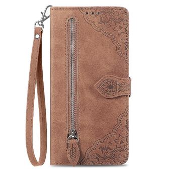 BAILI Étui à Fermeture éclair pour Nokia XR20, Pochette de Poignet à Fermeture éclair, Housse de Portefeuille à Support magnétique pour Nokia XR20-Vert