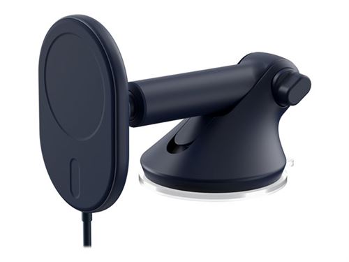 iOttie Velox - Support de chargement sans fil de voiture - magnétique + adaptateur d alimentation de voiture - 7.5 Watt - pour Apple iPhone 12, 13, 14