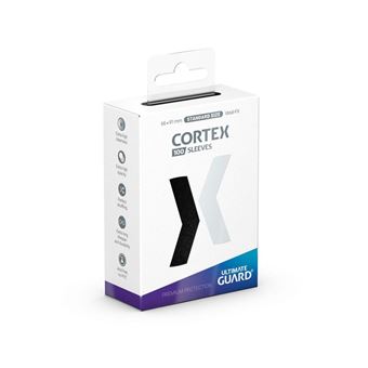 Protection Pour Cartes - Ultimate Guard - 100 Pochettes Cortex Sleeves Noir