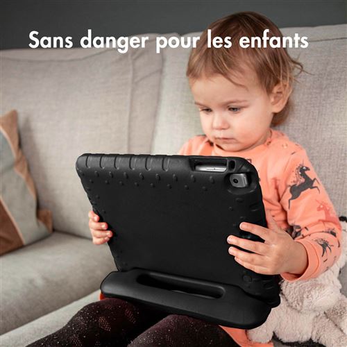 Coque pour Samsung Galaxy Tab A7 Lite Enfants Etui avec poignée iMOSHION®  Rose - Housse Tablette - Achat & prix
