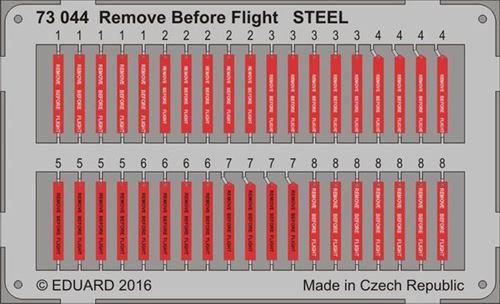 Remove Before Flight Steel - 1:72e - Eduard Accessories