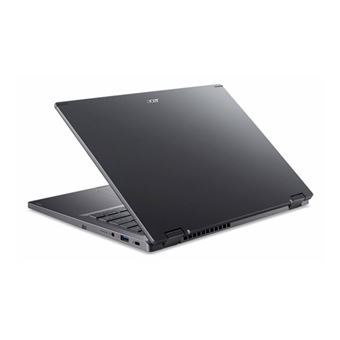 Acer Aspire Spin 14 ASP14-52MTN - Conception inclinable - Intel Core Ultra 5 - 115U / jusqu'à 4.2 GHz - Win 11 Home - Intel Graphics - 8 Go RAM - 512 Go SSD NVMe - 14" IPS écran tactile 1920 x 1200 - Wi-Fi 6E, Bluetooth - gris acier - clavier : Suisse A