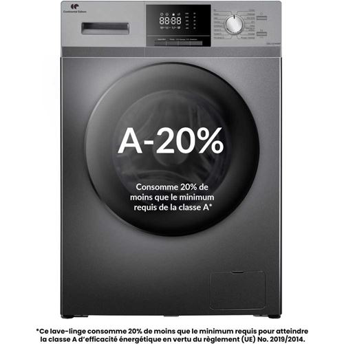 Lave-Linge Hublot Continental Edison Cell12140Isp 12 Kg 1400 Tr/Min Induction