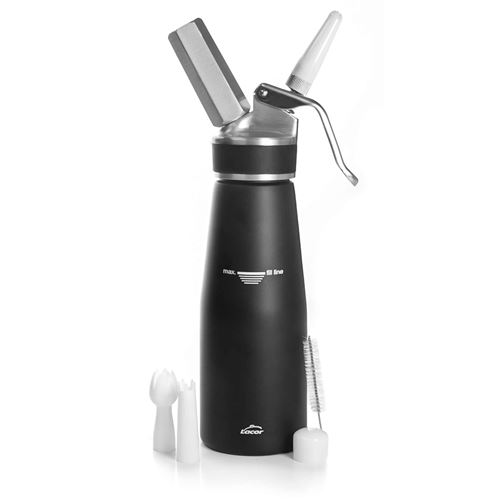 Lacor Noir Siphon À Crème 0,5 L En Aluminium - Aluminium - Image 3