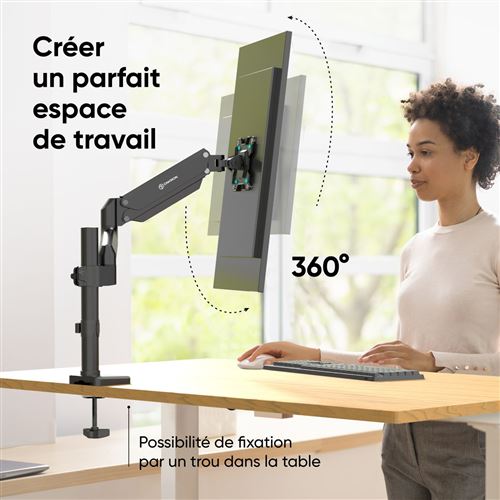 ONKRON Support Moniteur de Bureau Bras pour Moniteur 13-34 Pouces