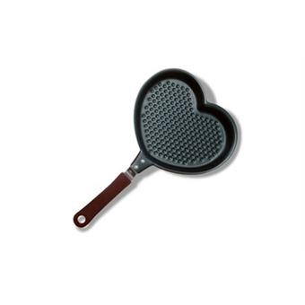 Poele en forme de coeur avec revêtement antiadhésif 16 cm - 1