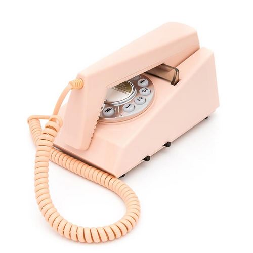 Gpo trim rose - téléphone vintage bouton poussoir