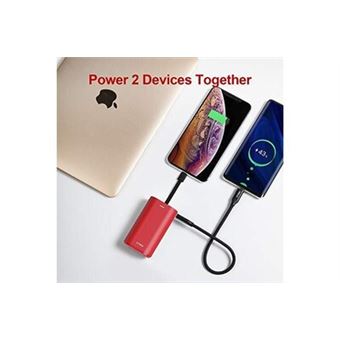 Iwalk compact batterie externe 9000mah chargeur portable avec câble  intégré, mini power bank compatible avec iphone xs, xr, x, 8, 8 plus 7,  airpods, - Batterie externe - Achat & prix