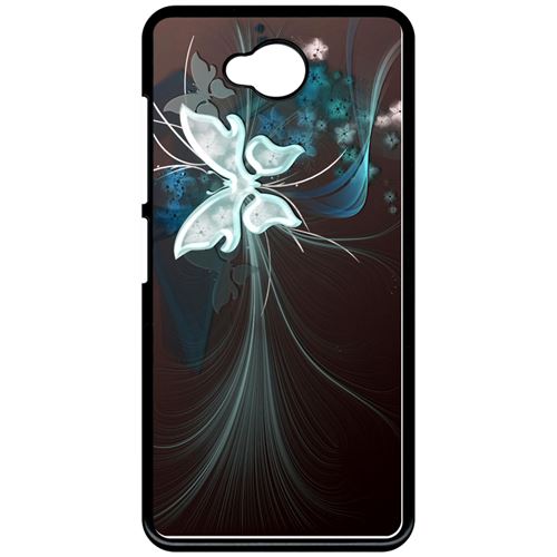 Coque My-Kase pour Lumia 650 - butterfly vector art - Plastique Noir