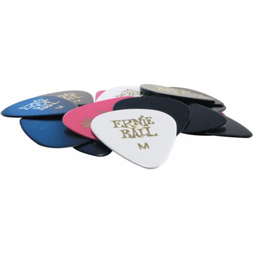 Ernie Ball 9172 - Mediators standard sachet de 24 panaché 0,72mm