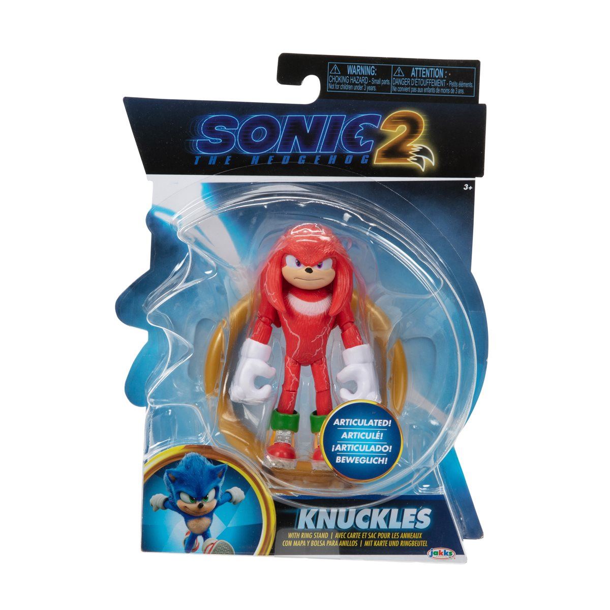 Comansi Figurine Knuckles – Sonic, Non Articulée, Peinte à La Main, Sans PVC, Collection Officielle