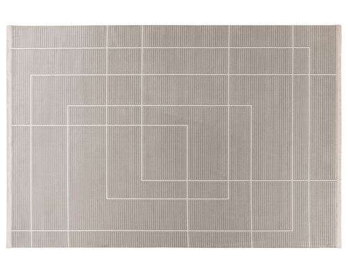 Non Communiqué Telio - Tapis Rectangulaire Motif Graphique - Taupe - Taupe