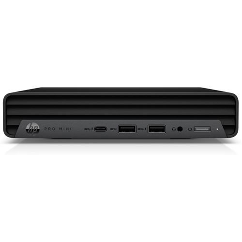 HP Pro 400 G9 - Mini Core i3 13100T / jusqu'à 4.2 GHz - RAM 8 Go - SSD 256 Go - NVMe - UHD Graphics 730 - Gigabit Ethernet, Bluetooth 5.3, IEEE 802.11ax (Wi-Fi 6) - Win 11 Pro - moniteur : aucun