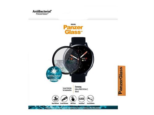 PanzerGlass Original - Schermbeschermer voor smart watch - glas - framekleur zwart - voor Samsung Galaxy Watch Active 2 (40 mm)