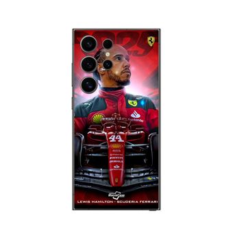 Coque Samsung Galaxy S24 ultra Lewis Hamilton Ferrari officiel Maniacase - 1