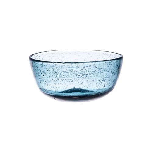 Non Communiqué Bleu Coupelle Bullée 12 Cm (Lot De 6) - Table Passion - Verre