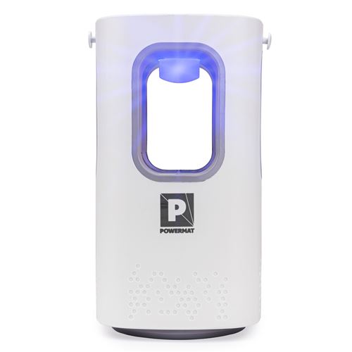 POWERMAT LOUV Lampe UV anti-insectes 360° piège à moustiques avec port USB 40 m²