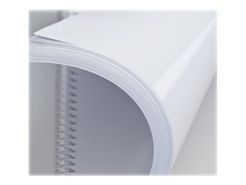 Renz - A4 (210 x 297 mm) - chrome blanc - 250 g/m² - 100 unités couverture arrière de classeur