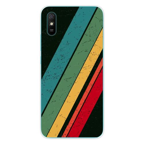 Coque en silicone imprimée compatible Xiaomi Redmi 9A Redmi 9AT Redmi 9i Grunge