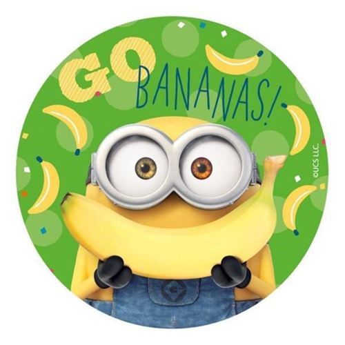 disque en azyme 20cm minions - Coloris : Jaune160159