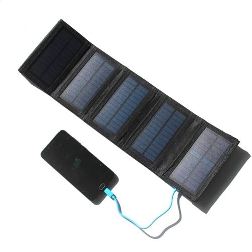 Panneau solaire pliable 80W, chargeur USB 5V, étanche, Portable, pour l'extérieur, pour Camping et randonnée