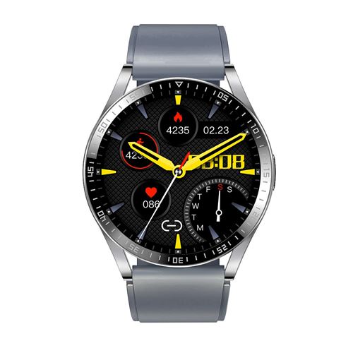 SMARTY2.0 Montre connect&eacute;e RACE SMARTY 2.0 M&eacute;tal Gris 