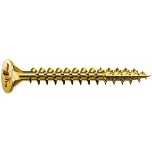 Vis universelle SPAX SeKo cruciforme Z 5,0x 60 galvanis&eacute; Jaune (Par 500)