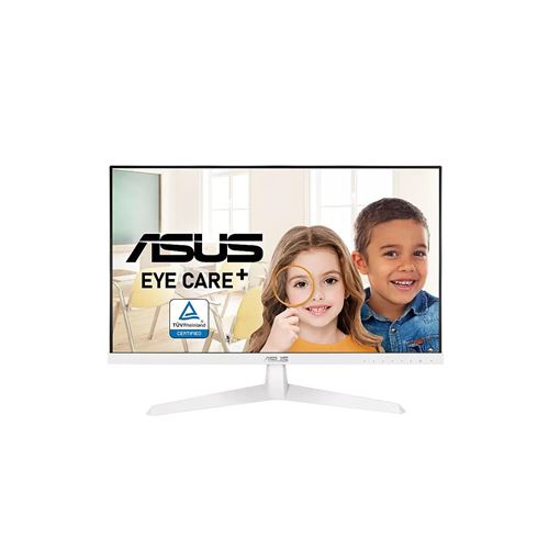 ASUS VY249HE-W - LED-monitor - 23.8 - 1920 x 1080 Full HD (1080p) @ 75 Hz - IPS - 250 cd/m² - 1000:1 - 1 ms - HDMI, VGA - wit