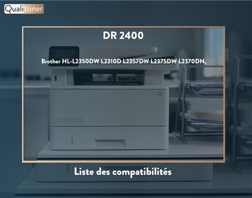 DR-2400 Brother - Tambour pour cartouche (noir)