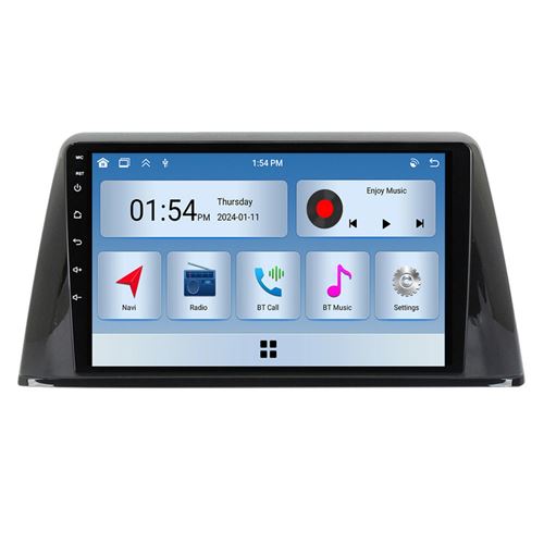 Radio GPS Voiture RoverOne® Écran Tactile CarPlay 2 Din ROM pour Peugeot 308 2016-2018 6Go RAM 128Go ROM