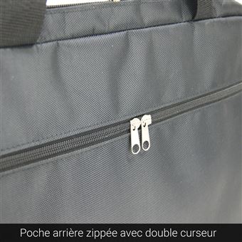 Sacoche Ordinateur Portable 10-17 Pouces - Motif Football Coloré, Tissu Polyester Imperméable, Fermeture éclair - Pour Homme Et Femme, école, Bureau, Voyage